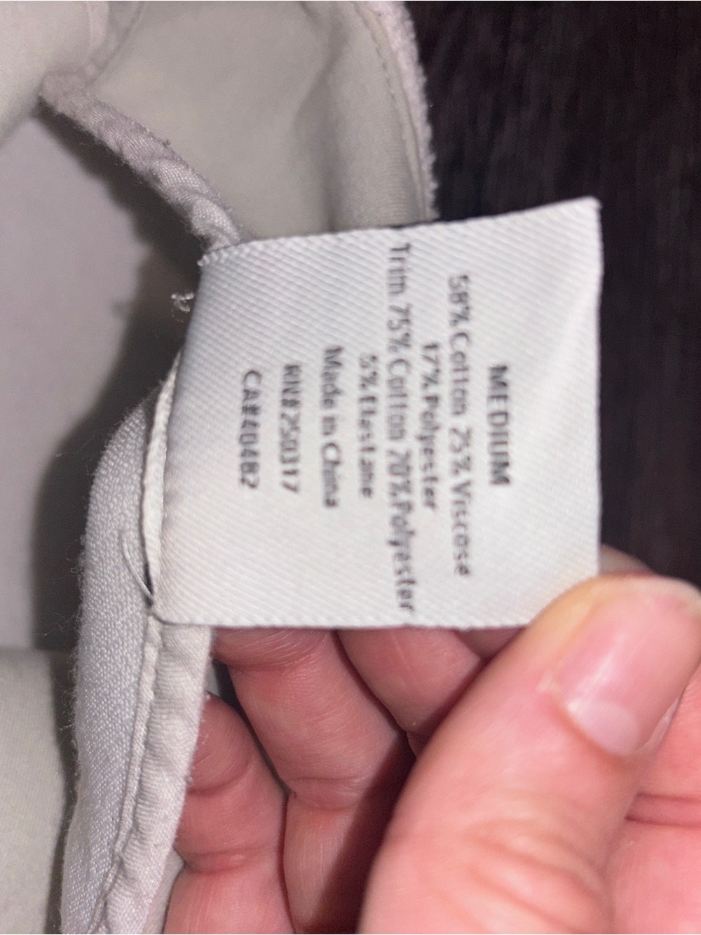Varley Cream Teddy Bouclé Jacket with Contrast Hem - Picture 5 of 7